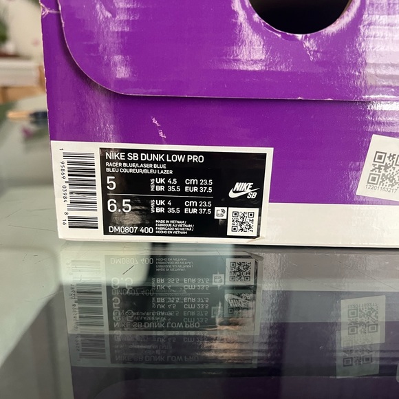 Nike SB Dunk Low Pro- Blue Raspberry - Picture 10 of 10